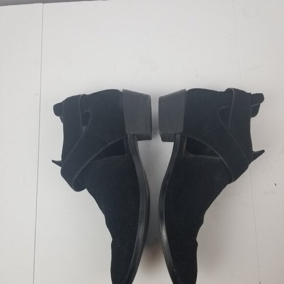 Michael Kors Mercer Black Suede Women's Bootie Sz 8 - Picture 4 of 11